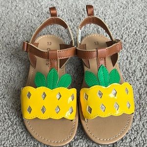 Carters pineapple sandals